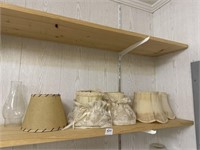 Group of Lamp shades and more