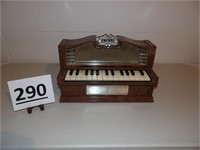 Vintage Emenee Elec. Table Top Toy Organ