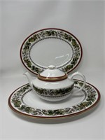 Spode Christmas Rose Bone China Platters SEE NOTE