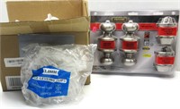 Nickel Finish Door Knobs & Full Box  Tile Leveling