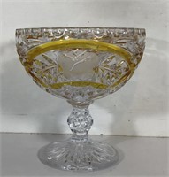 CUT CRYSTAL COMPOTE