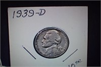 1939d Jefferson Nickel