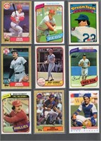 Lot of 9 Baseball Stars 1980s and Early 90s