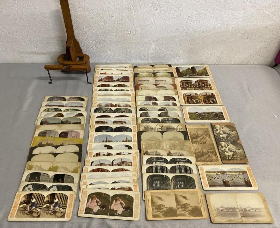 Antique Stereoscope & Cards