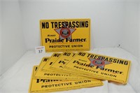 Prairie Farmer No Trespassing Signs