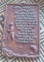 Fishermans prayer plaque.