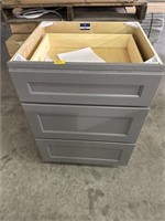 SMOKEY GRAY 21" X 21" VANITY DRAWER BASE