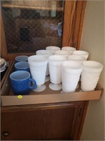 Lot of Glasses, Mugs, Cups, Vase