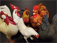 Ceramic Vintage Chickens