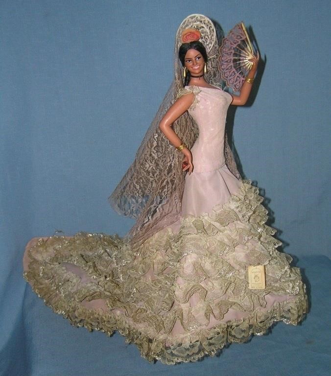 Fancy Spanish dancer doll