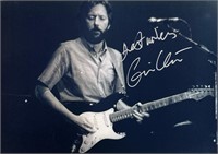 Autograph COA Eric Clapton Photo