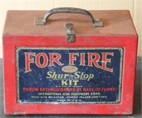 Shur - Stop Kit for fire. Red painted metal case