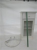 White Cabinet and Stand