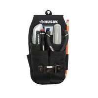 Husky 5 in. 5-Pocket Black Four Barrel Tool Belt