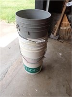 (4) 5 Gal. Pails w/ Handles