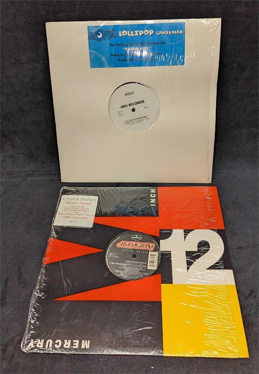 2 Aqua And Crystal Waters Mix LPs