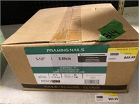 box of 3-1/2" nails