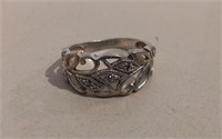 Beautiful Filigree Sterling Silver Ring