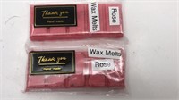 2 New Rose Scented Wax Melts