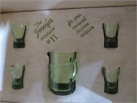 MOSSER GLASS JENNIFER #11 MINI PITCHER/GLASS SET