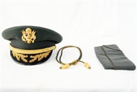 Cold War US Army Officers Caps and Cord