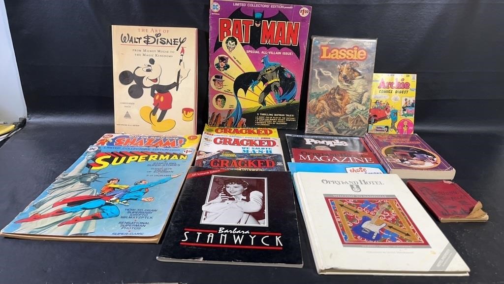 Vintage Magazines CRACKED, Walt Disney, Lassie