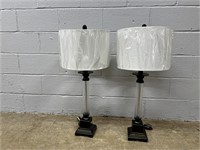 (2) Contemporary Decorative Table Lamps