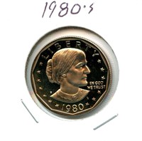 1980-S Proof Susan B. Anthony Dollar