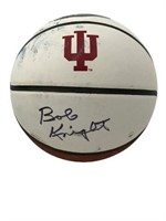 Bob Knight Indiana Hoosiers Signed Basketball