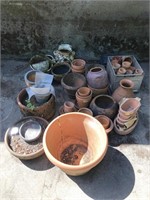 Lot of Terracotta Flower/ Plant Pots