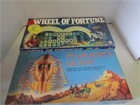 Two 80s vintage board games, Wheel of Fortune