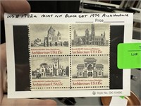 1782A MINT NH STAMP BLOCK SET 1979 ARCHITECTURE