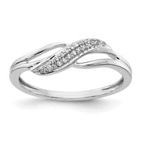 14k -White Gold Diamond Fashion Ring