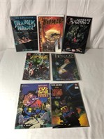 7 Marvel & DC Trade Paperback Comics & Books