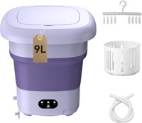 FOVXYVO Mini Washer 9L  Foldable (Purple)