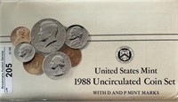 1988 UNC Mint Set