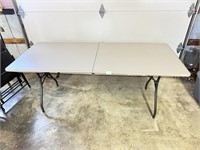 6 Foot Lifetime plastic Folding Table