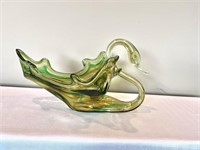 Vintage Art Glass - Swan