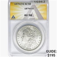 1879-O Morgan Silver Dollar ANACS AU58