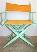 Painted Wood & Canvas Director’s Chair