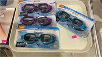 Eye goggles tray lot