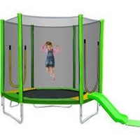 Trampoline for Kids  7ft with Slide