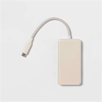 USB-C Hub Adapter - Heyday™ Stone White