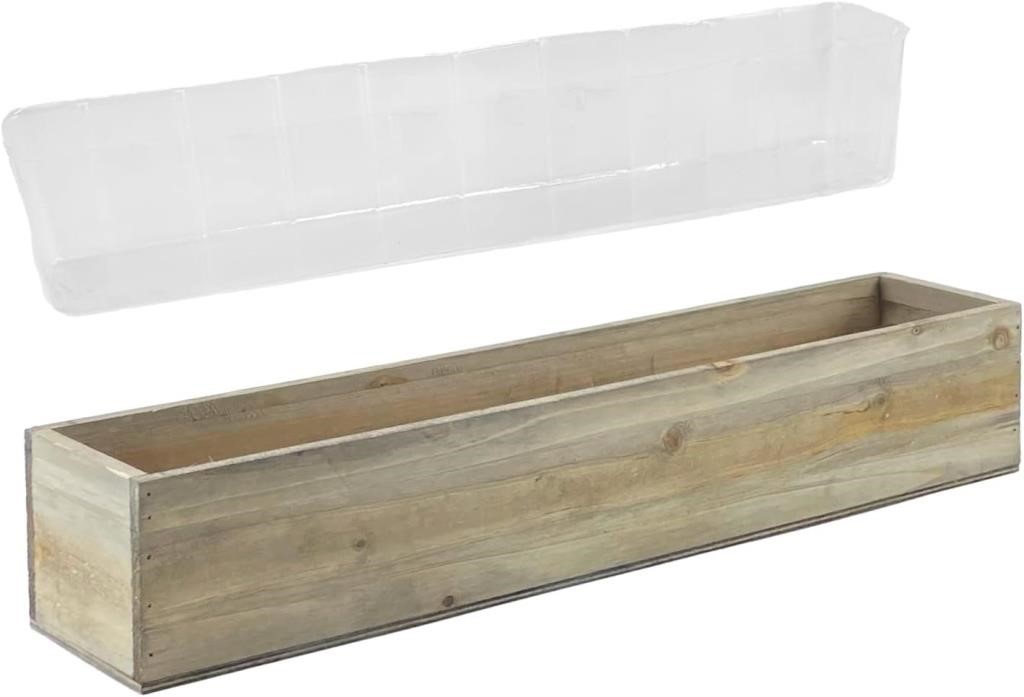 CYS EXCEL Rectangle Wood Planter Box