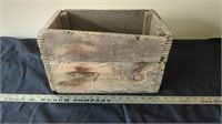 WOODEN AMMO CRATE