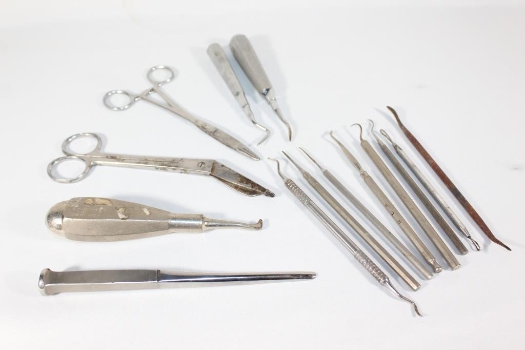 Vintage Lot of Dental Tools