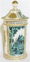 Porcelain 10" Lidded Jar