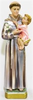 St Anthony of Padua Ceramic Figurine 11.5"