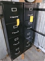 2 FILING CABINETS, 4 DRAWERS