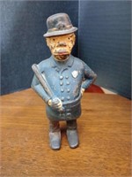 Bennett and Fish cast iron police man with baton